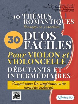 cover image of 30 Duos Faciles pour Violon et Violoncelle débutants et intermédiaires